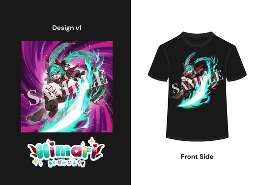 YU-GI-OH Themed Himari T-Shirt (Eldritch Flame)