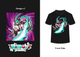 YU-GI-OH Themed Himari T-Shirt (Eldritch Flame)