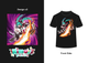 YU-GI-OH Themed Himari T-Shirt (Hell Fire)