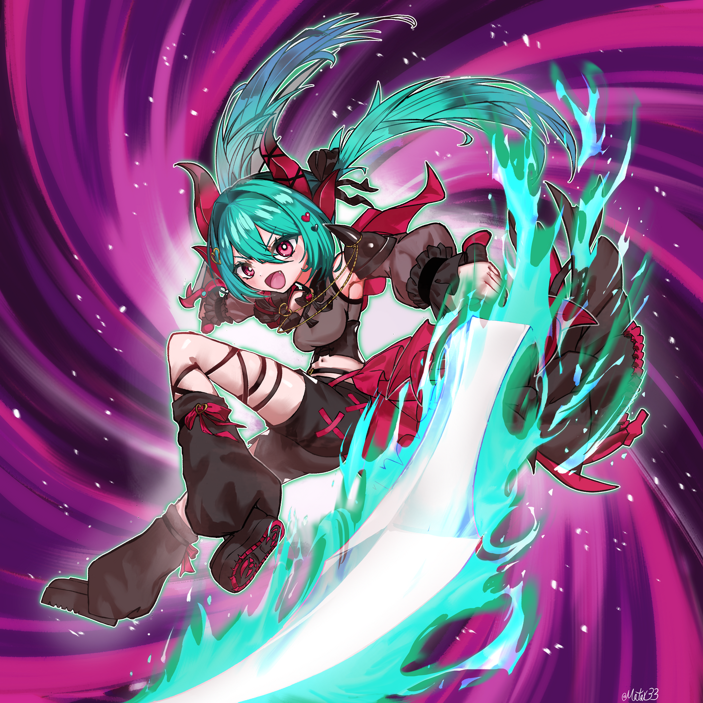 YU-GI-OH Himari Holographic Acrylic Keychain