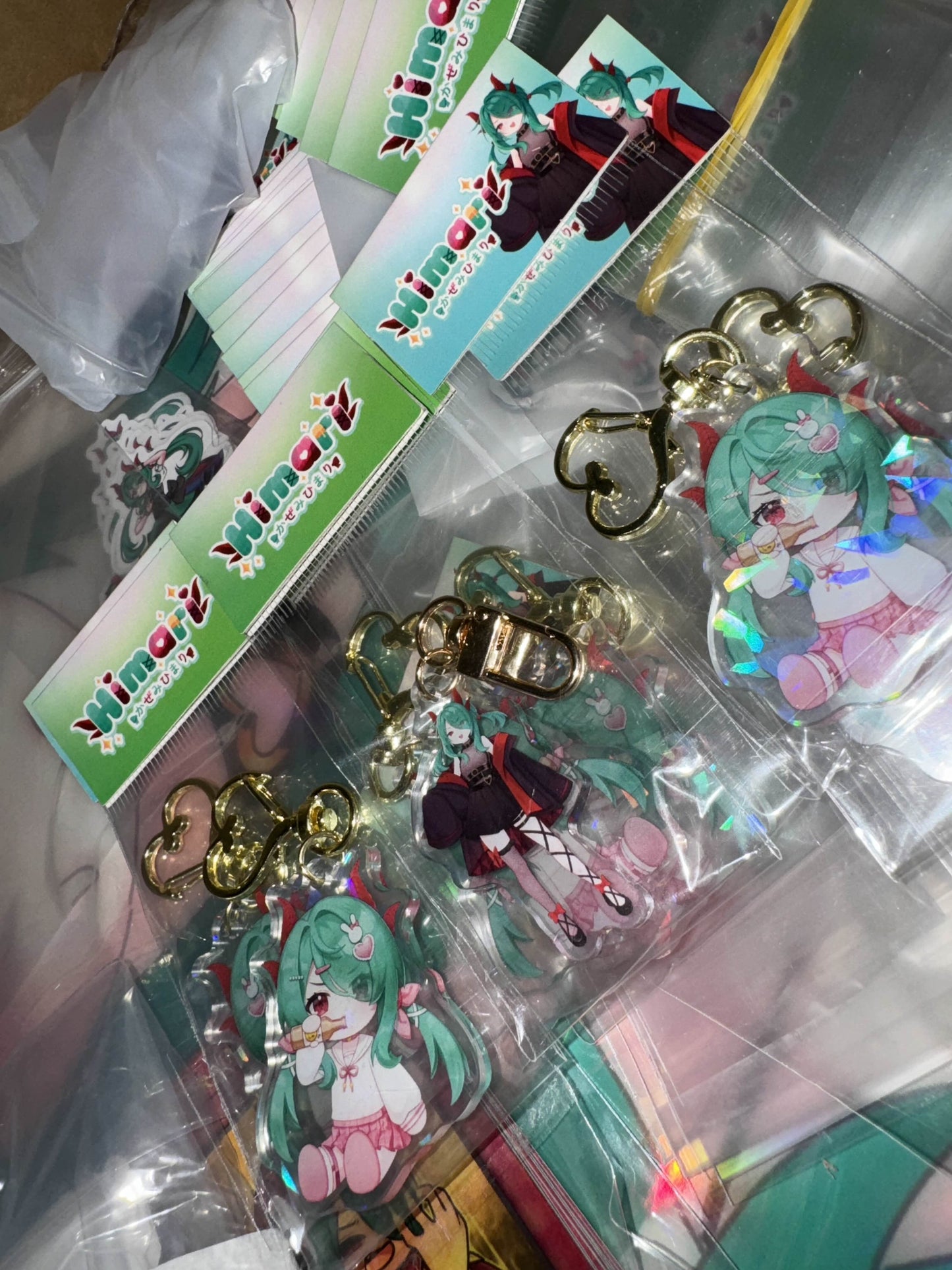 Chibi Himari Holographic Keychain