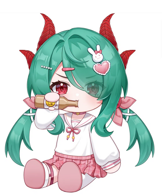Chibi Himari Holographic Keychain